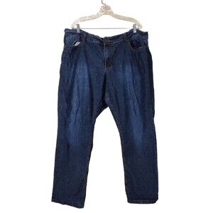 Rebel By Right Womens Size 3XL Denim Blue Jeans Stretch Stone Washed High Rise